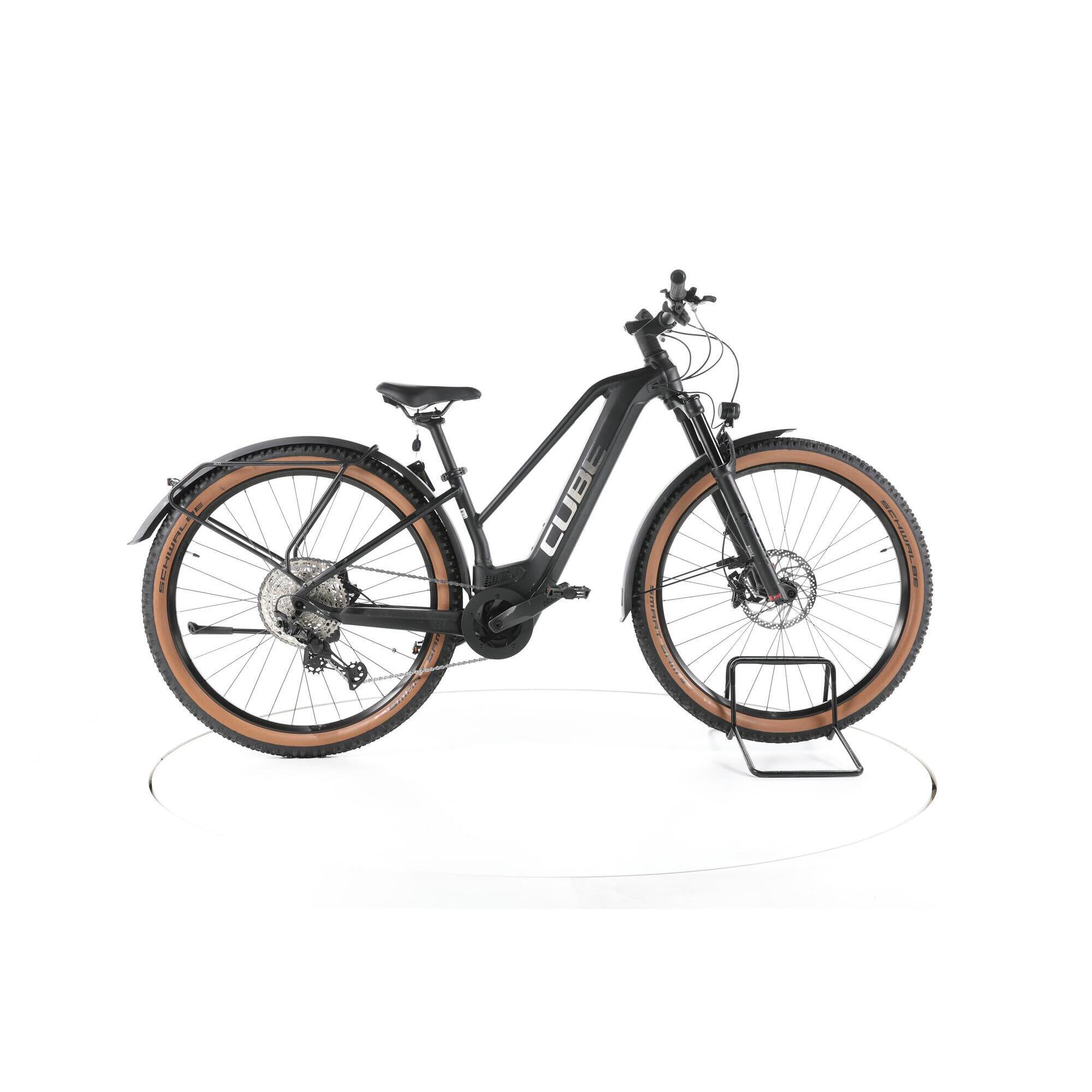 Cube - Reconditionné - Cube Reaction Hybrid Sl Allroad Trekking Vélo Électrique - Bon - Vélo Tout Chemin - Noir - Petit - Decathlon