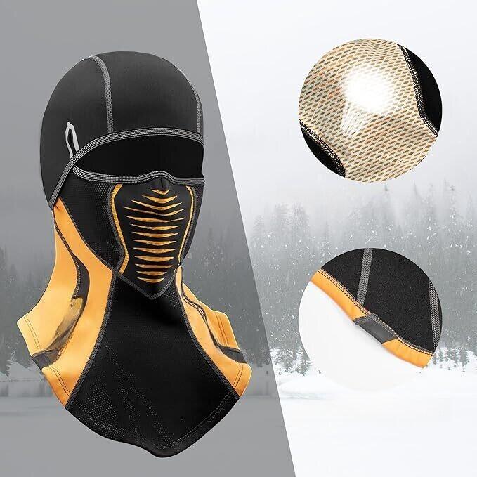 Pasamontañas térmico de forro polar con estampado ROCKBROS 3/6