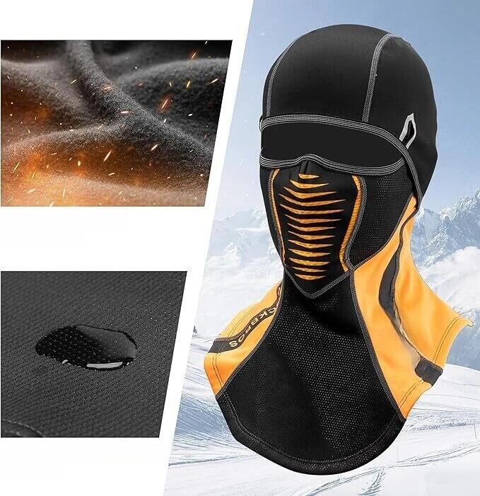 Pasamontañas térmico de forro polar con estampado ROCKBROS 4/6