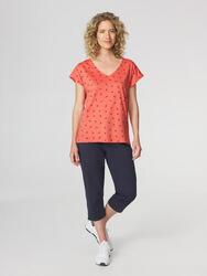 T-shirt manches courtes Femme - EDDENSAN Bleu Marine