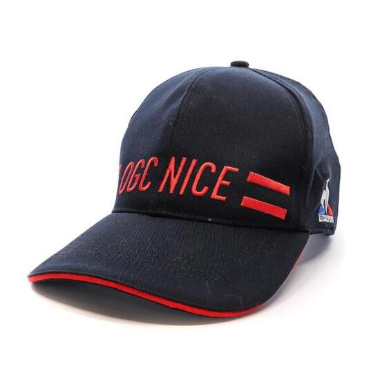 OGC Nizza Cap Schwarz Herren Le Coq Sportif Fanwear