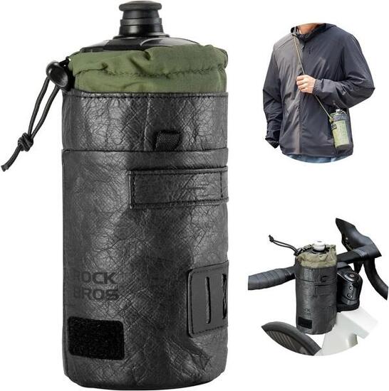 Borsa da manubrio per bicicletta/portaborraccia – Ultraleggera multi-cinghia