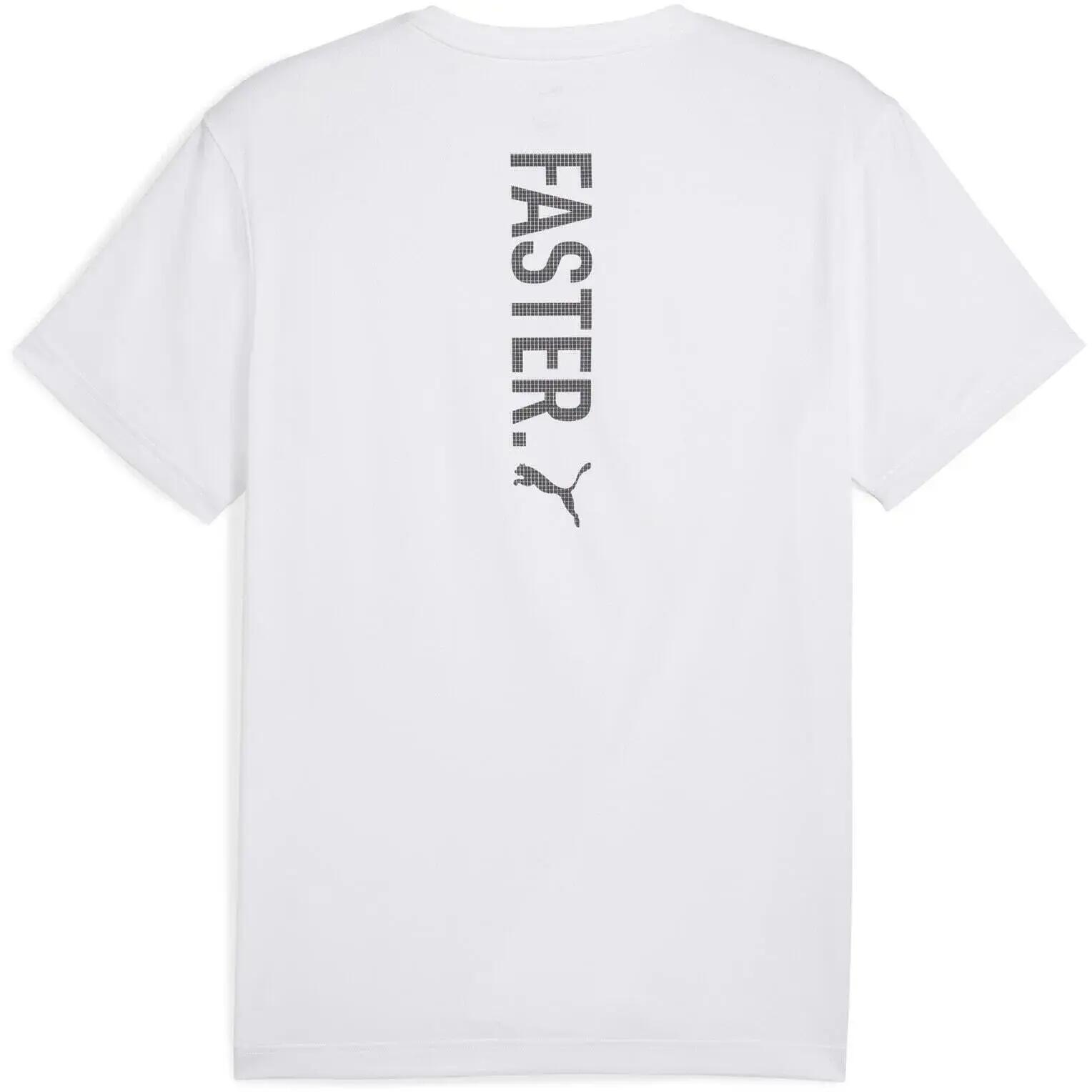 Férfi Póló, poliészter - Puma Graphics Running Faster Tee M 2/2