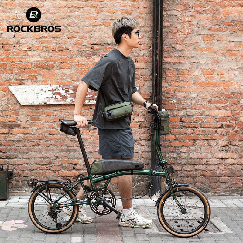 Borsa da manubrio per bicicletta ecologica da 1,5 l 3/4