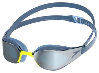 Speedo fastskin hyper elite spiegel zwembril blauw/zilver