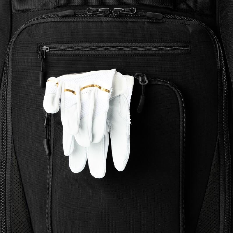 Evoshield WB577690 Takeover Utility Wheeled Bag Color Black Baseball/Softball 6/7