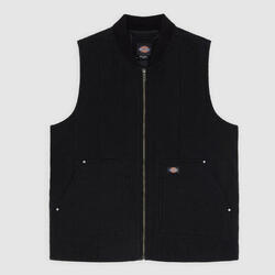 Vestes Dickies Gilet matelassé en toile noir