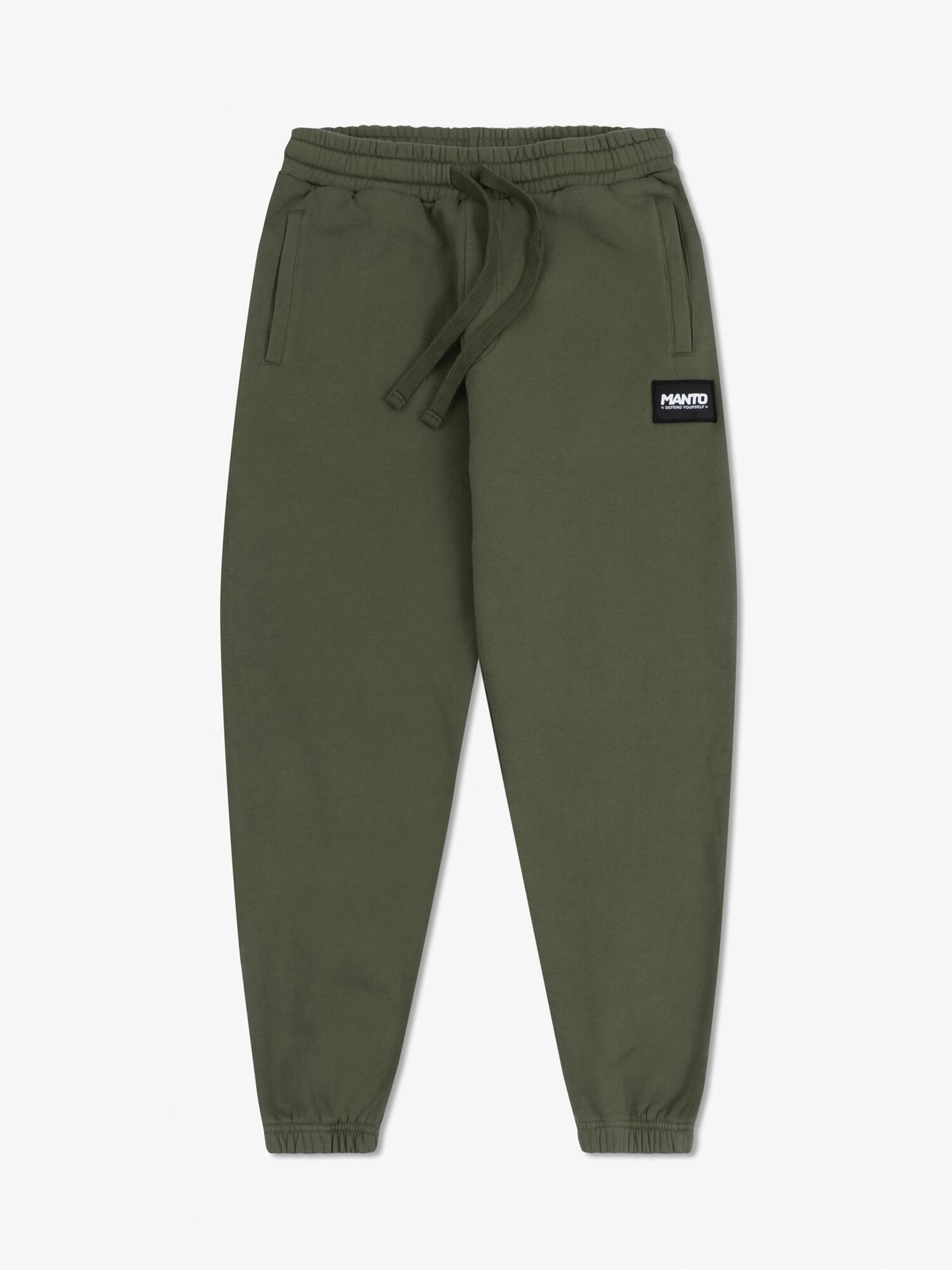 MANTO spodnie dresowe LABEL 25 khaki 2/6