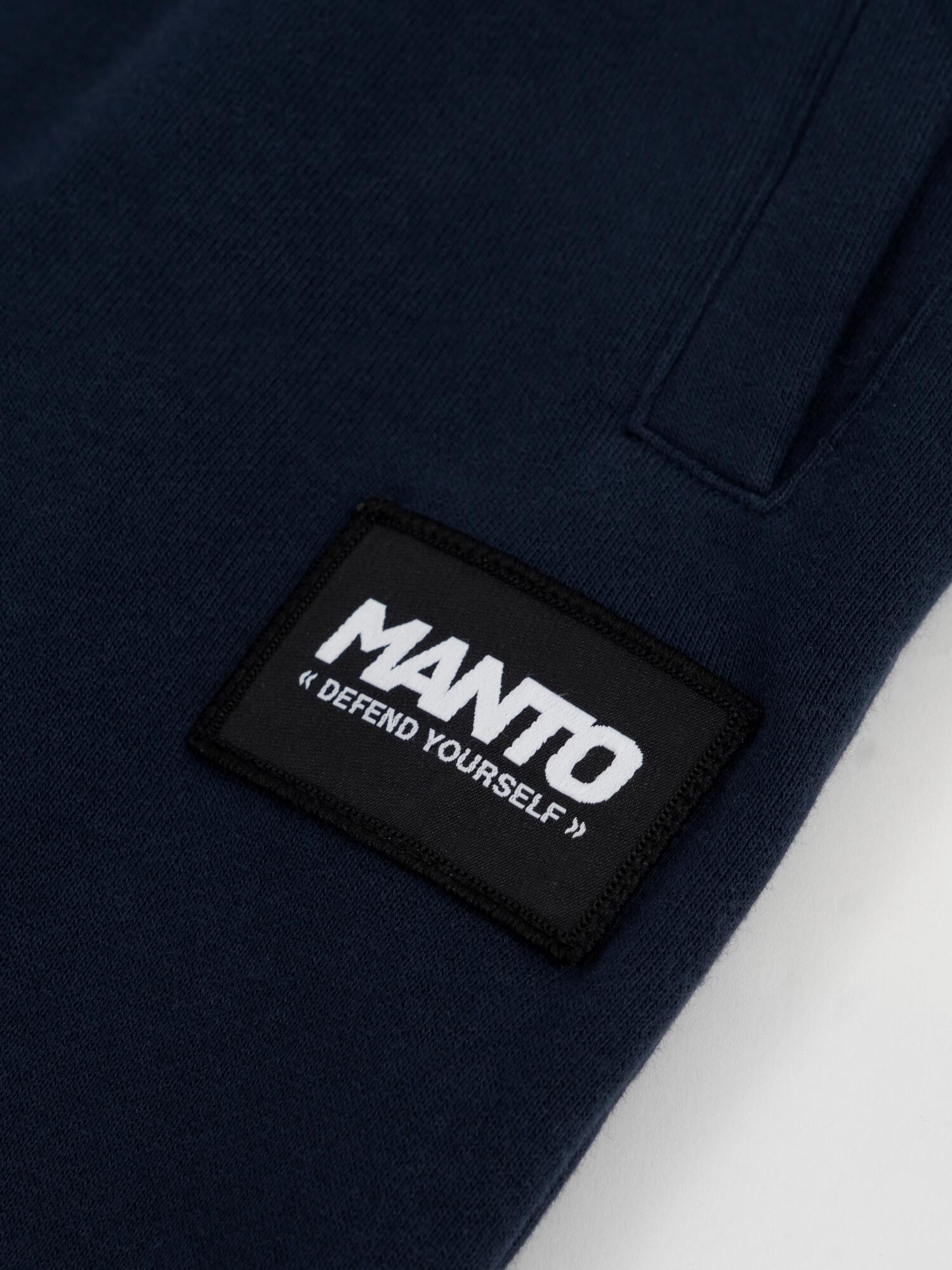 MANTO spodnie dresowe LABEL 25 granatowe 3/6