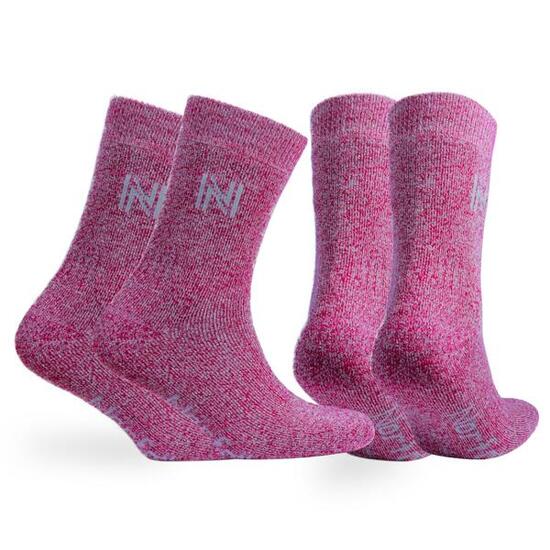 Chaussettes Outdoor Chaudes Douces en Laine Mérinos & Bambou - Gabby
