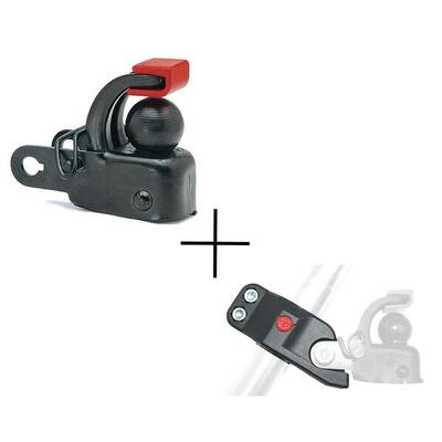 Hebie Accoppiamento Rimorchio F1 con Adattatore Reggisella.