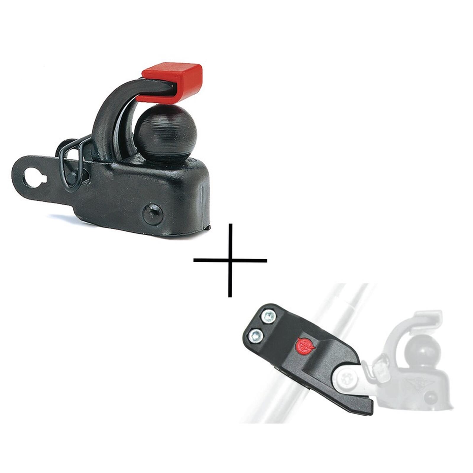 Hebie - Adaptateur De Page De Siège F1 + - Module Fixation - Noir|rouge - Taille Unique - Decathlon
