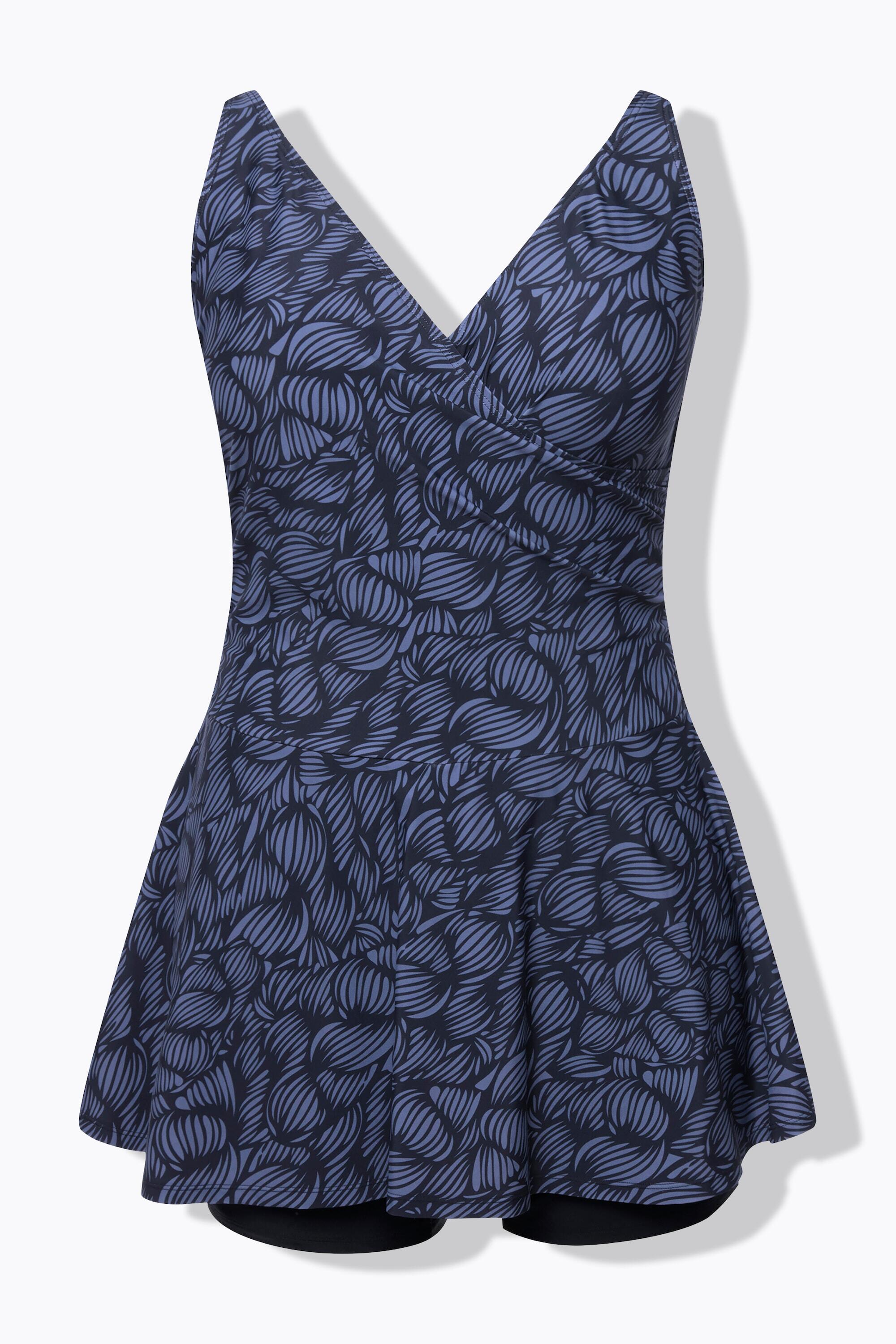 Femme Robe de bain à bonnets souples. Décolleté rond. Matière recyclée 7/7