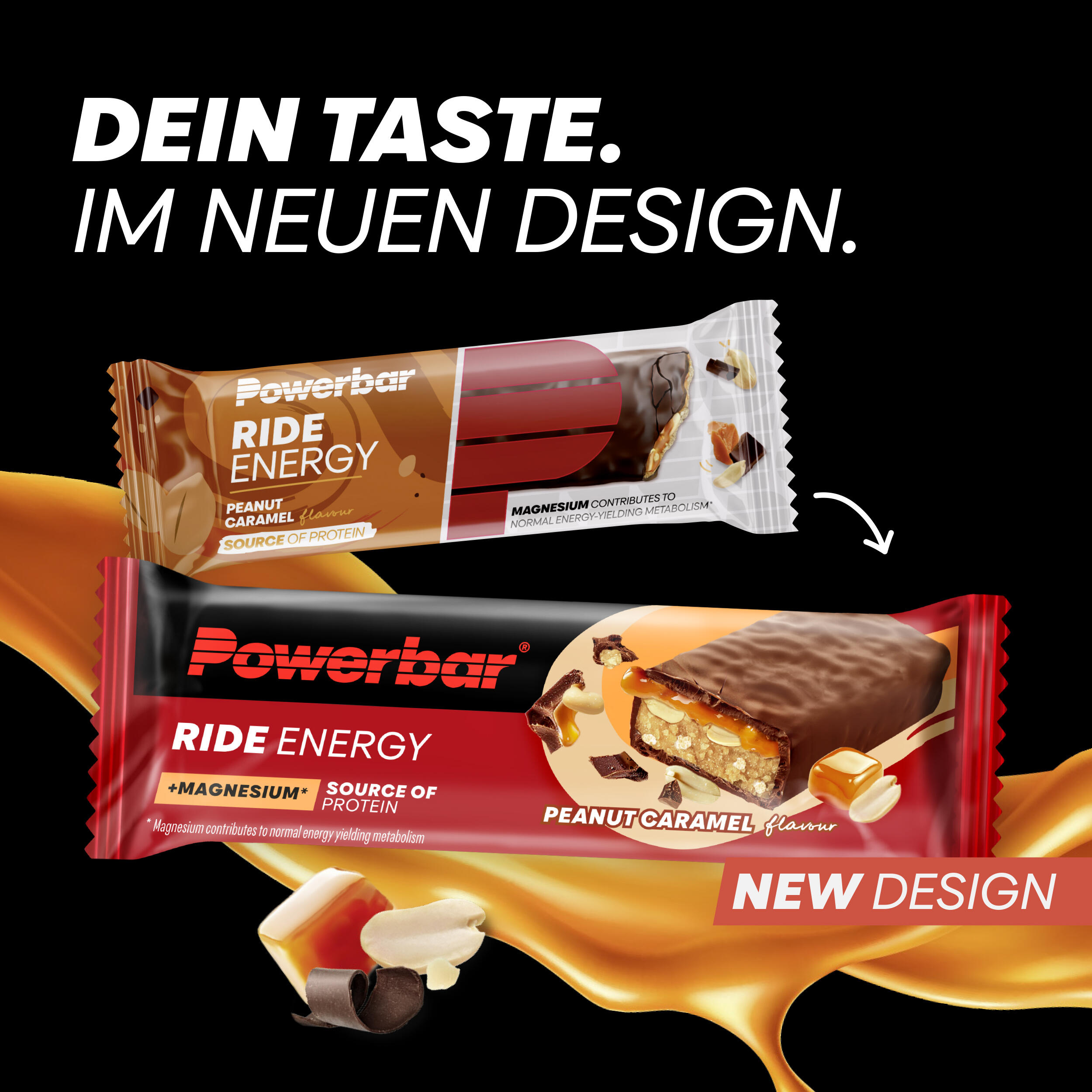 Barres PowerBar Ride – Peanut-Caramel (x18) 2/7