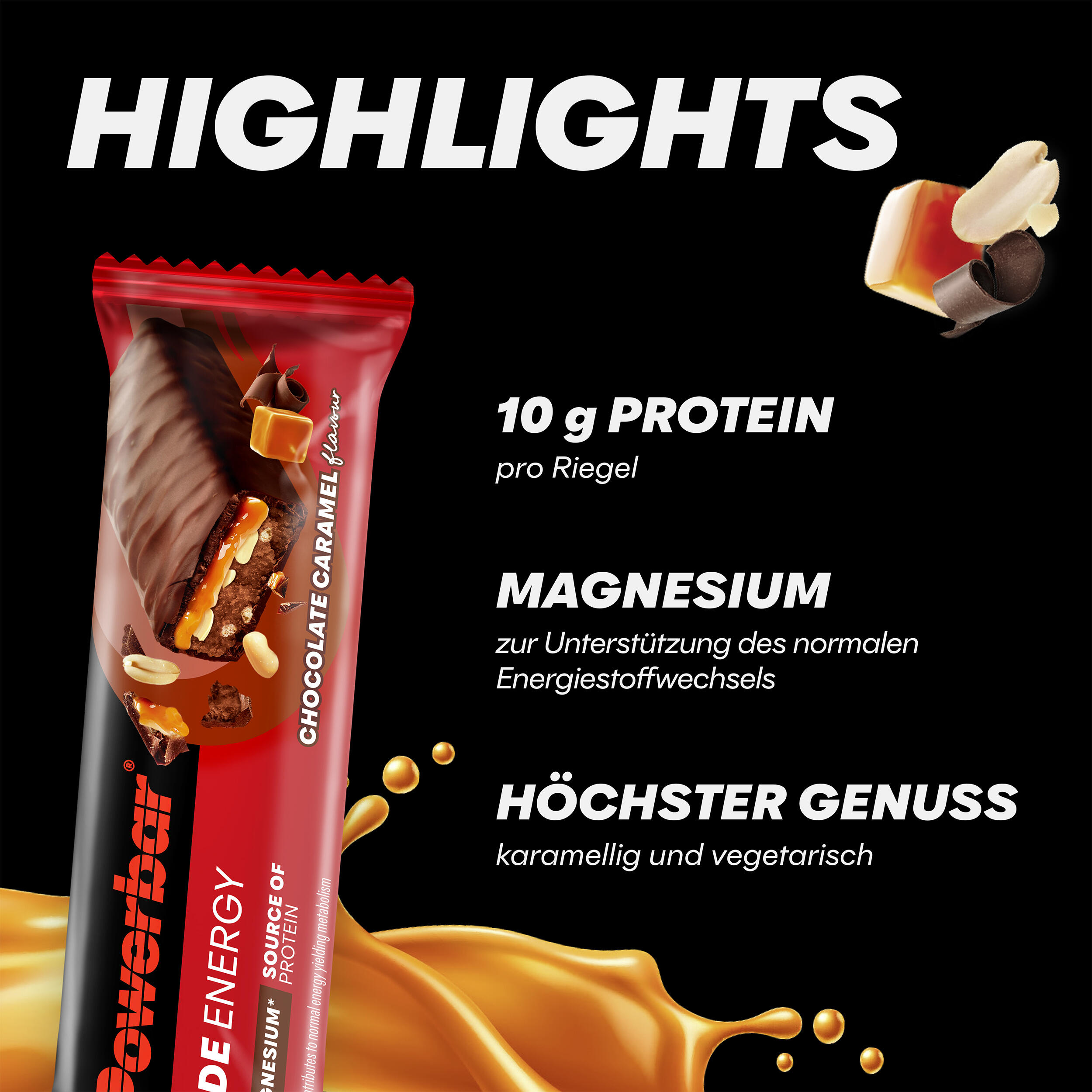Bares PowerBar Ride - Chocolate-Caramel (x18) 4/7