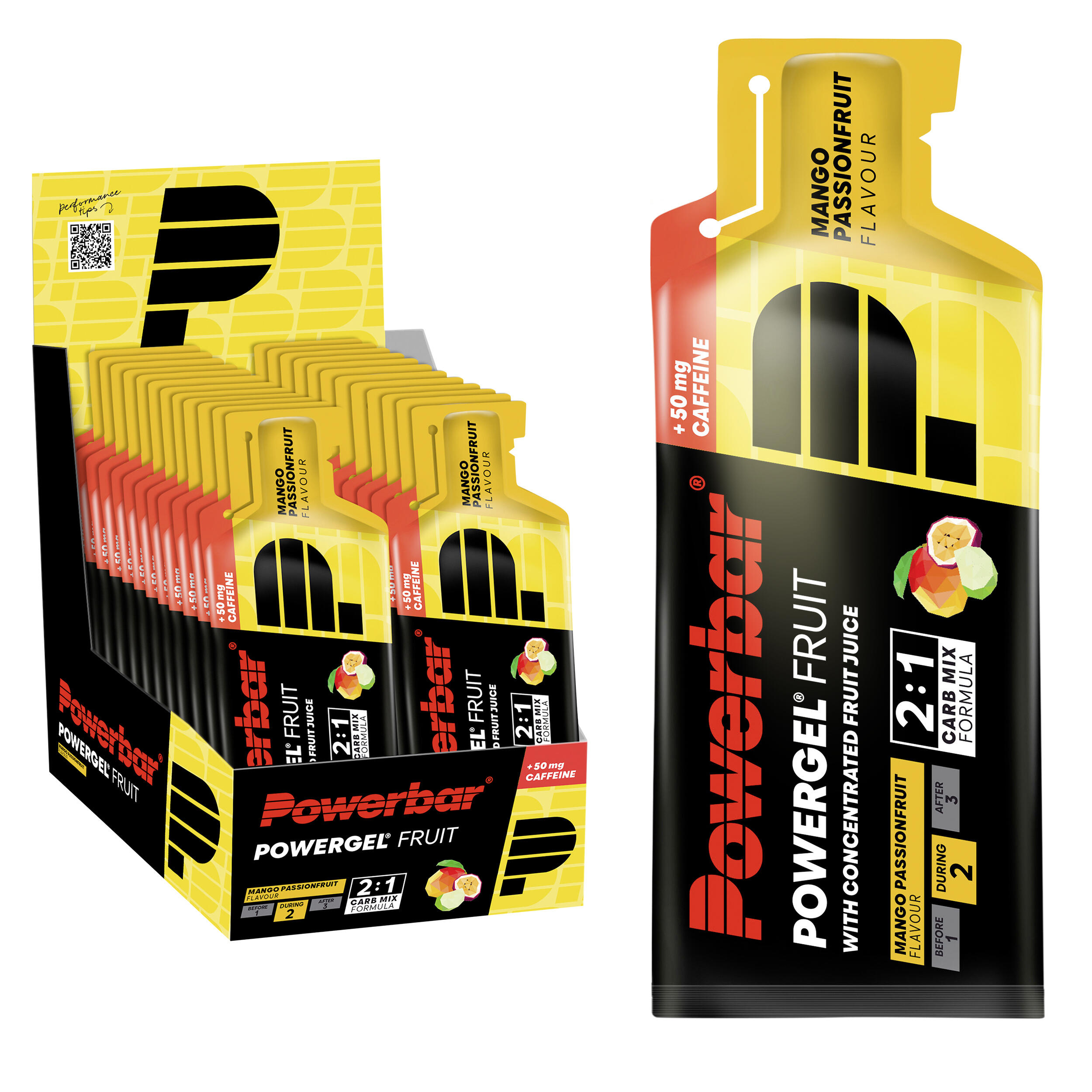 POWERBAR Powerbar PowerGel (24x41g) Mango Passionfruit (with caffeine)