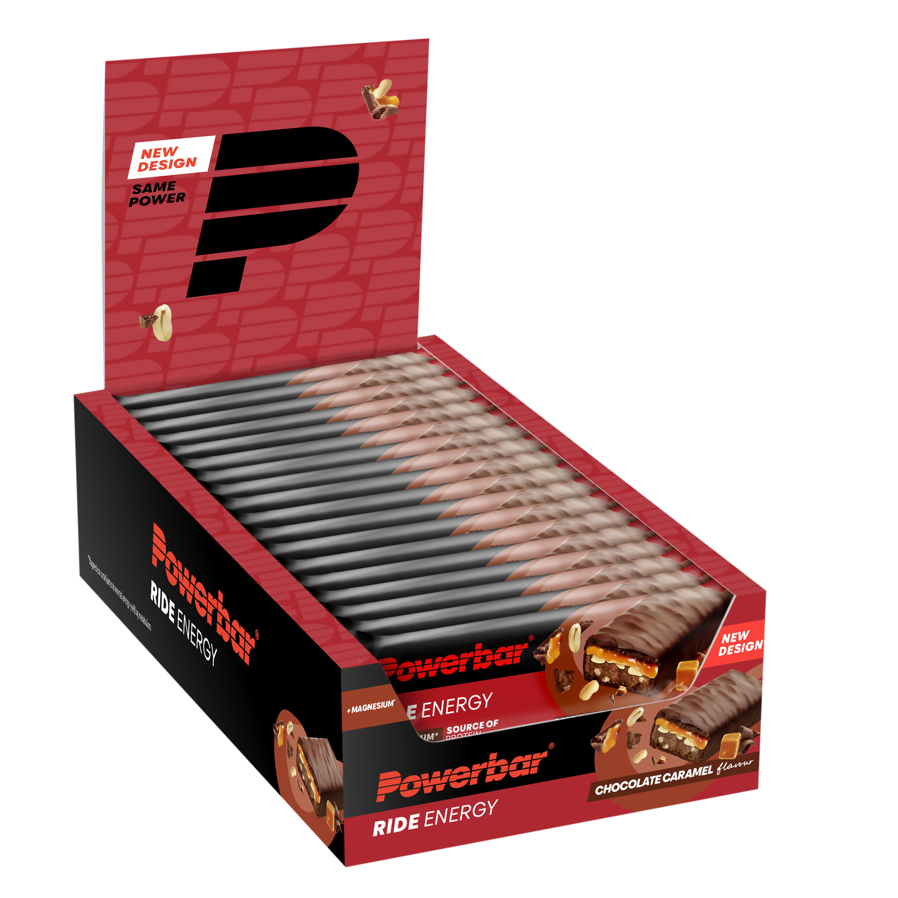 POWERBAR Energierepen - Ride Energiereep Blik (18x55g) - Karamel Chocolade