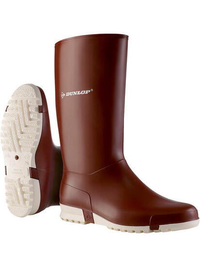 DUNLOP Stiefel MJ0KX01 Sport Burgunderrot/Weiß
