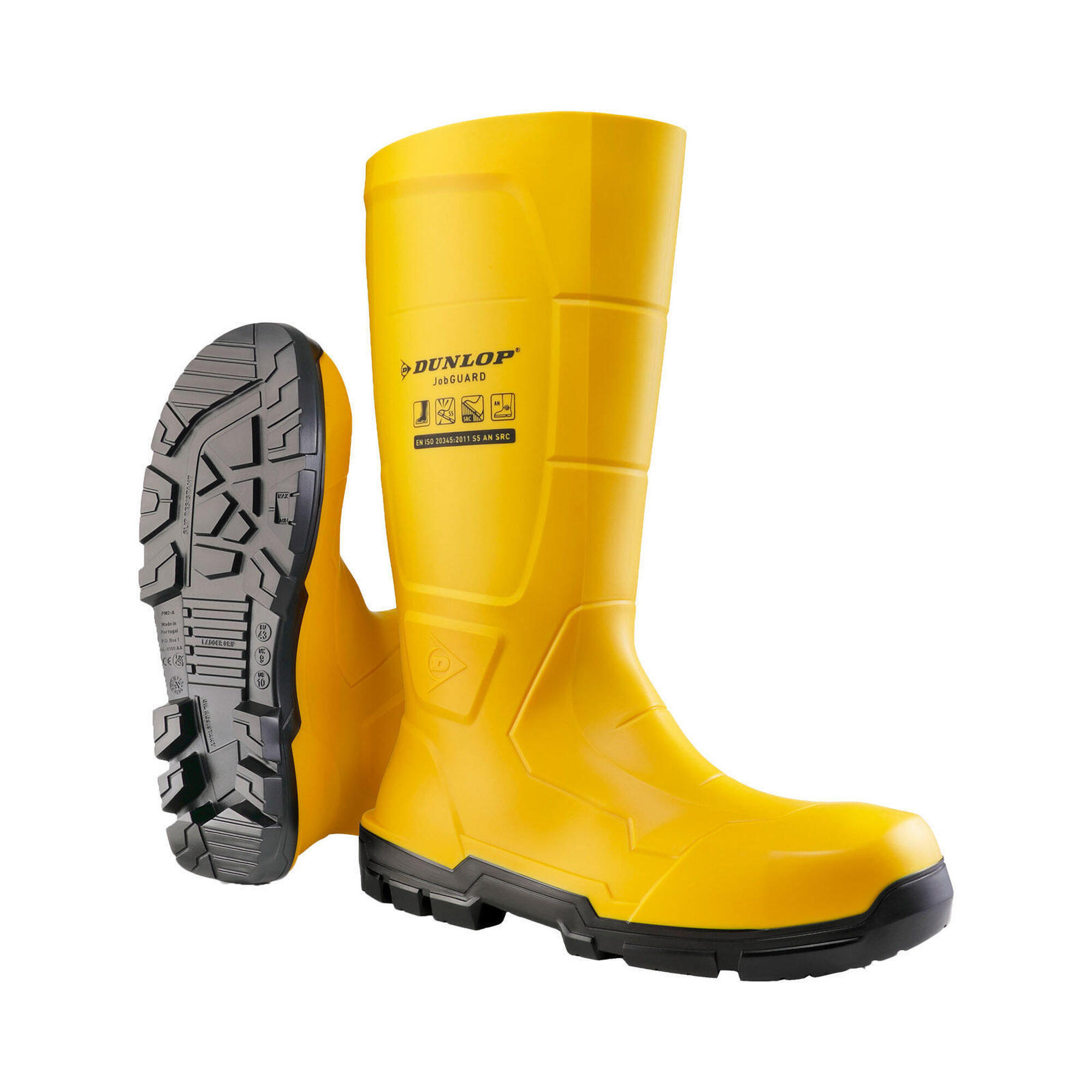 Dunlop - Dunlop Bottes Na2jf01 Dunlop Jobguard Sécurité Complète - Bottes - Jaune - Decathlon