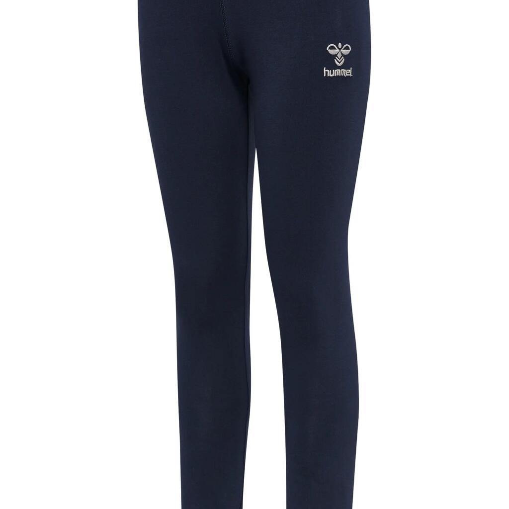 Children's cotton leggings Hummel Move Grid