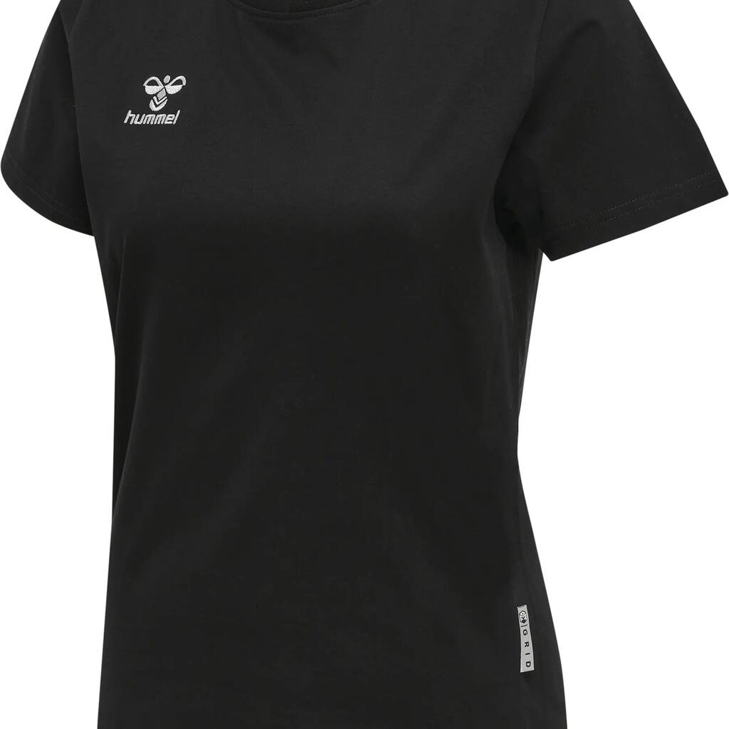 Women's cotton T-shirt Hummel Move Grid