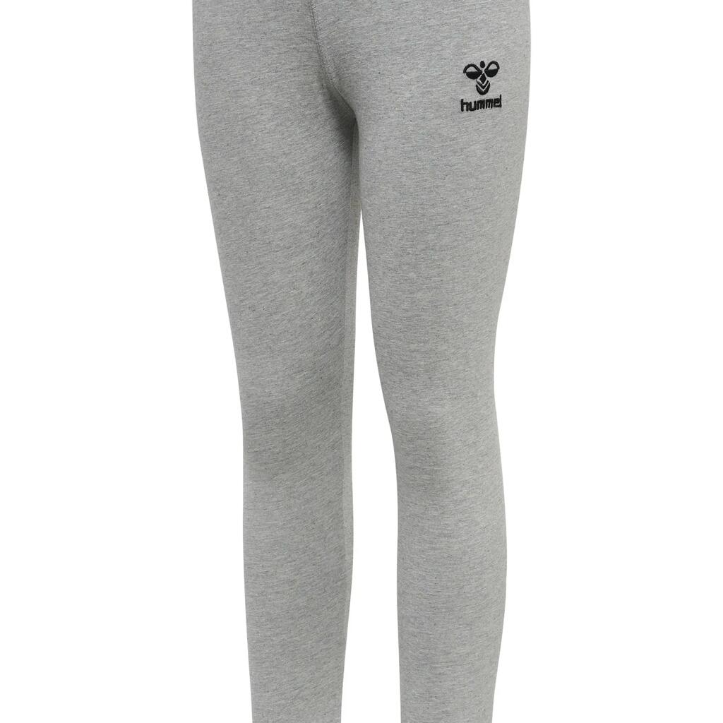Children's cotton leggings Hummel Move Grid