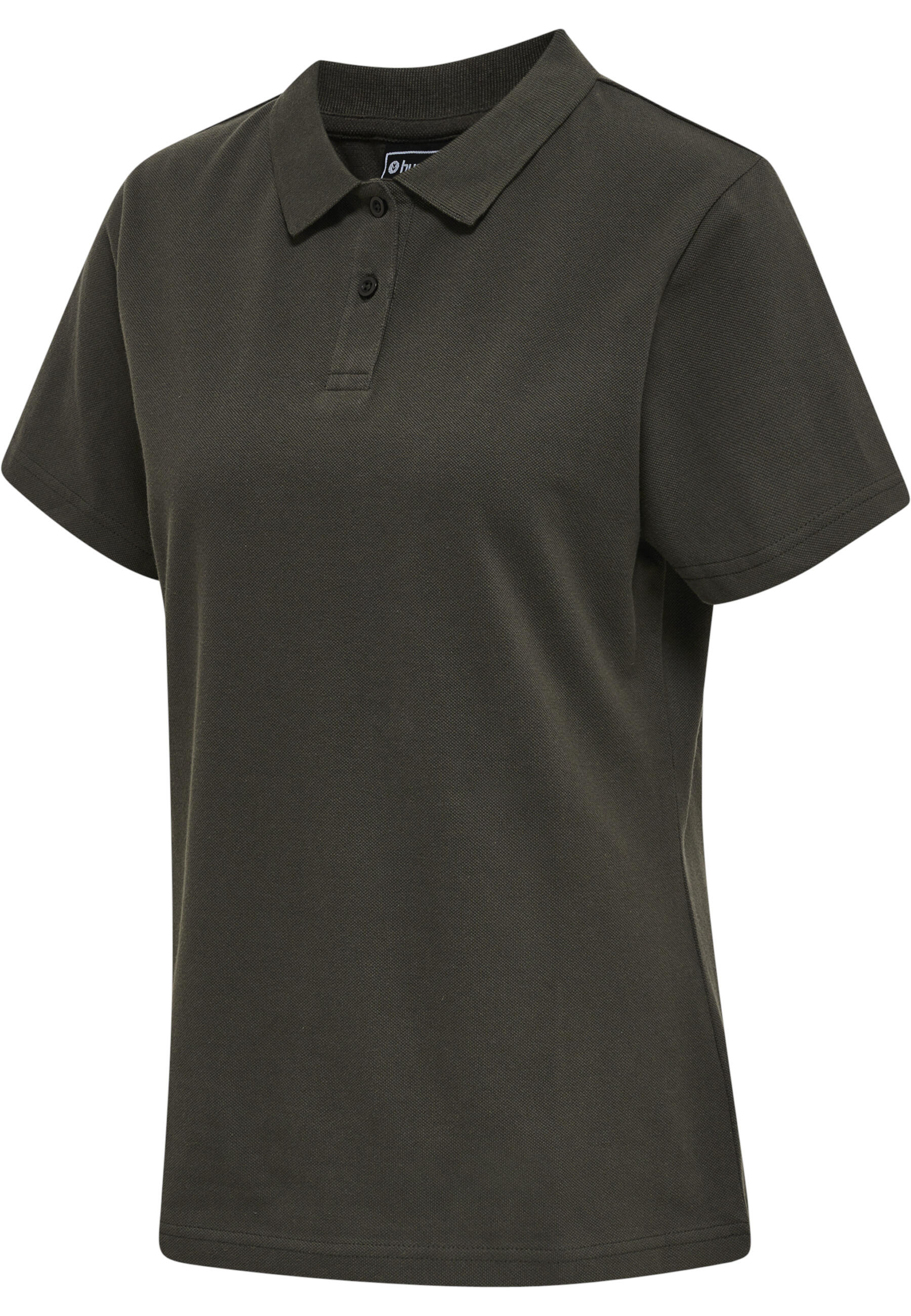 Damska elastyczna koszulka polo Hummel Red