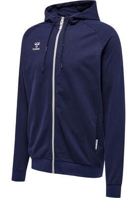 Felpa con cerniera a cappuccio Hummel Move Grid