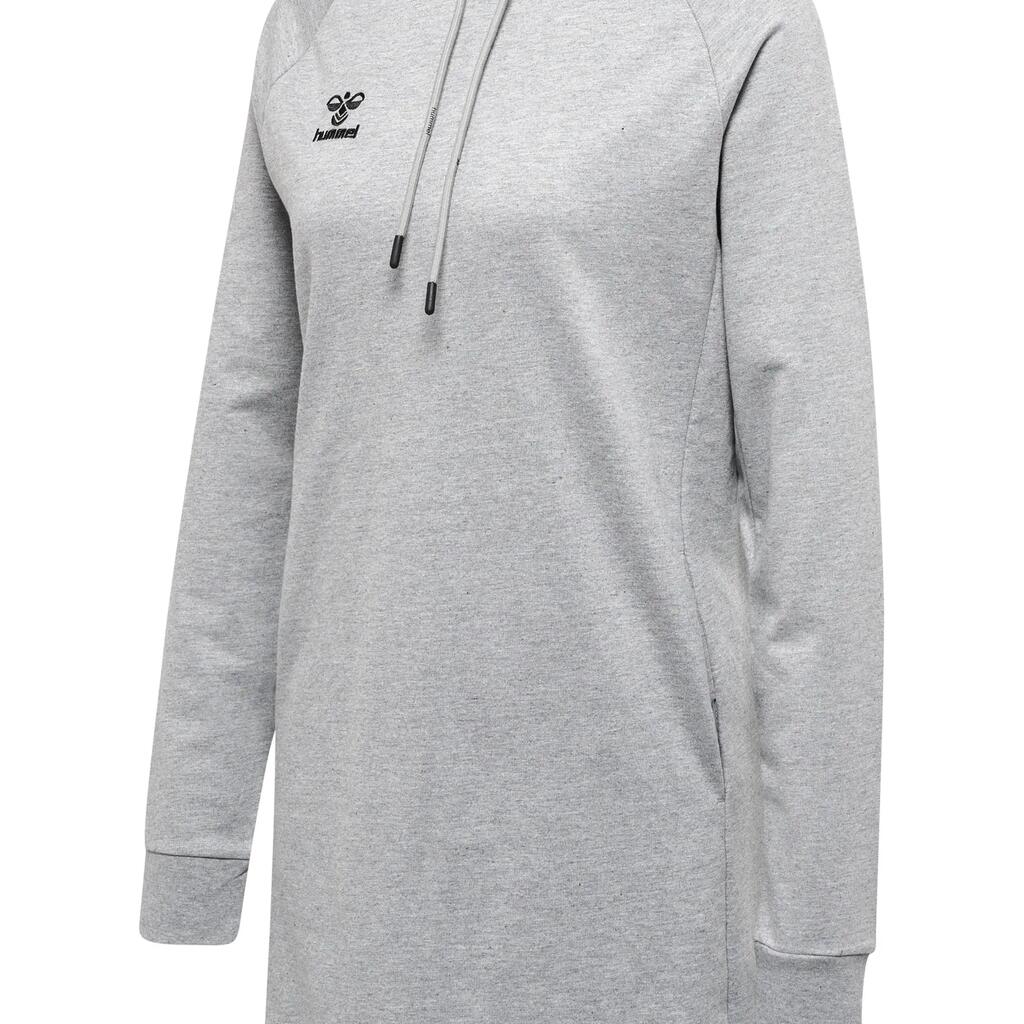Women's cotton sweater dress Hummel Move Grid