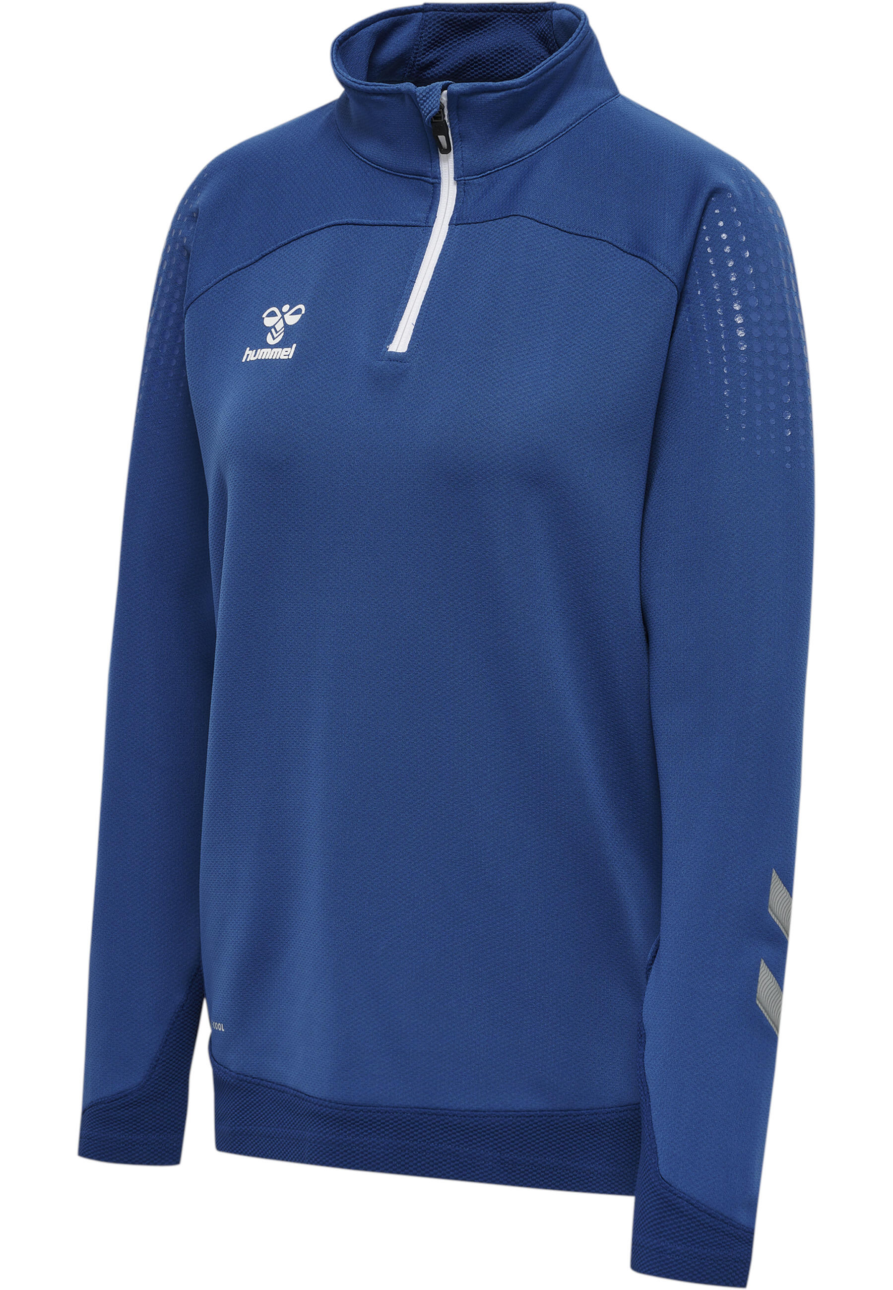 Damska bluza dresowa half zip Hummel Lead