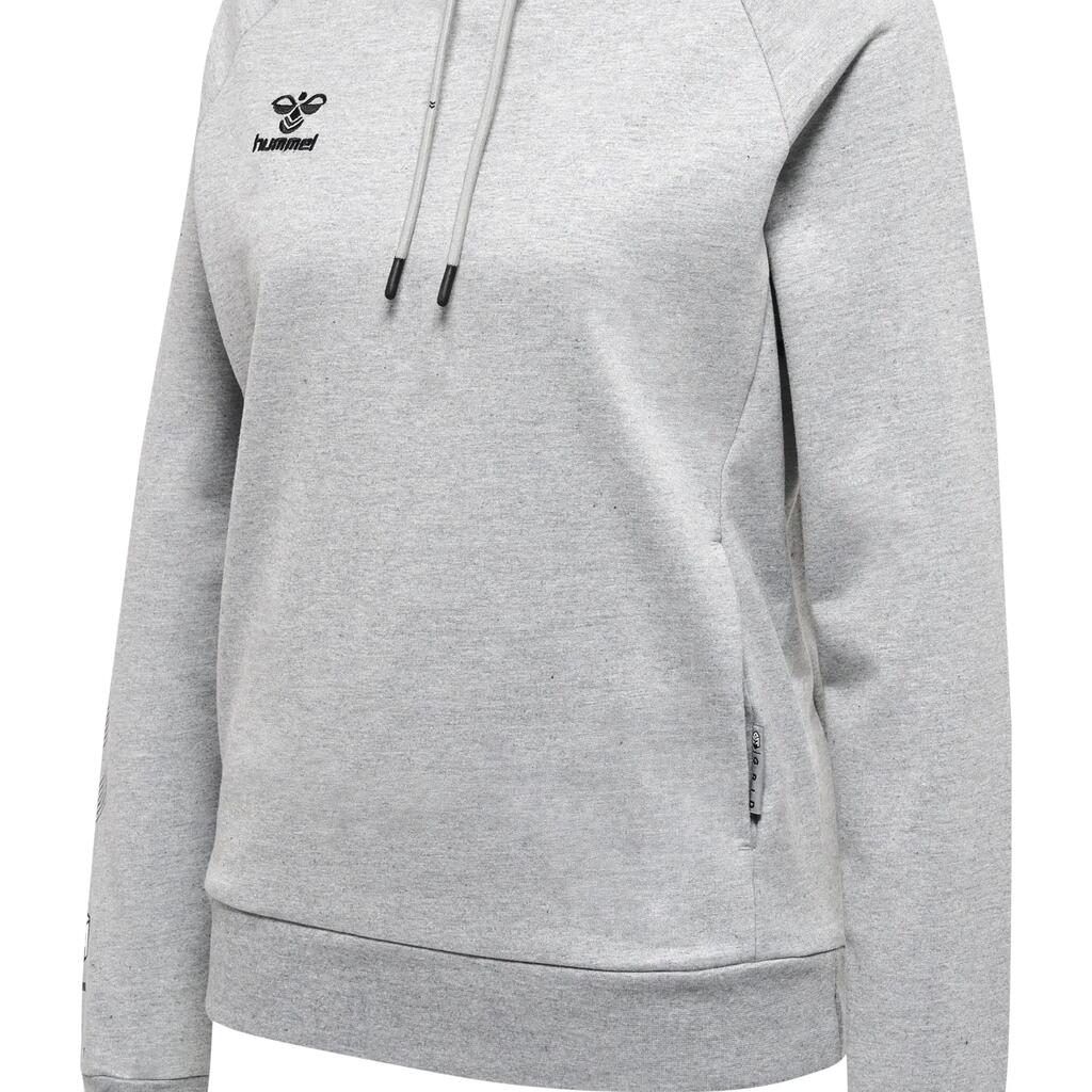 Women's cotton hooded sweatshirt Hummel Move Grid