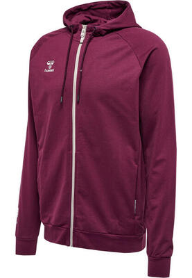 Felpa con cerniera a cappuccio Hummel Move Grid