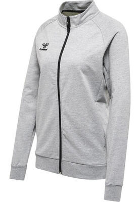 Giacca della tuta donna in cotone con zip Hummel Move Grid