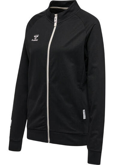 Giacca della tuta donna in cotone con zip Hummel Move Grid