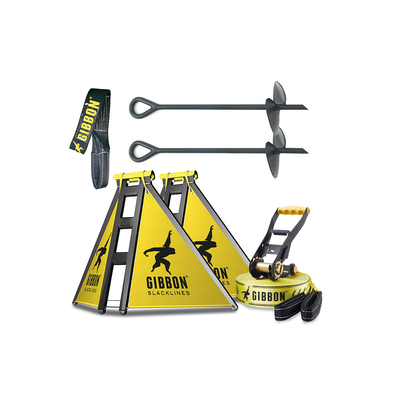 GIBBON Slackline Gibbon Independence Kit CLassic 2023