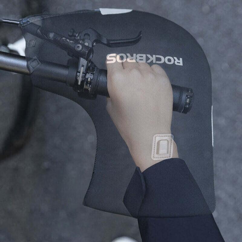 Manchons Guidon Chauffants USB ROCKBROS Hiver 3/5