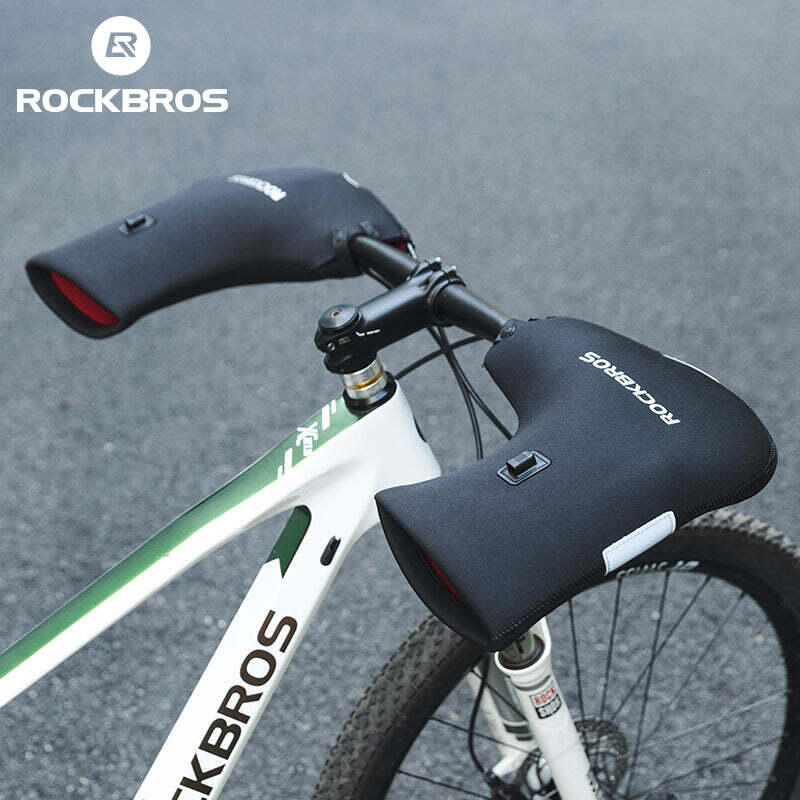 Manchons Guidon Chauffants USB ROCKBROS Hiver 2/5