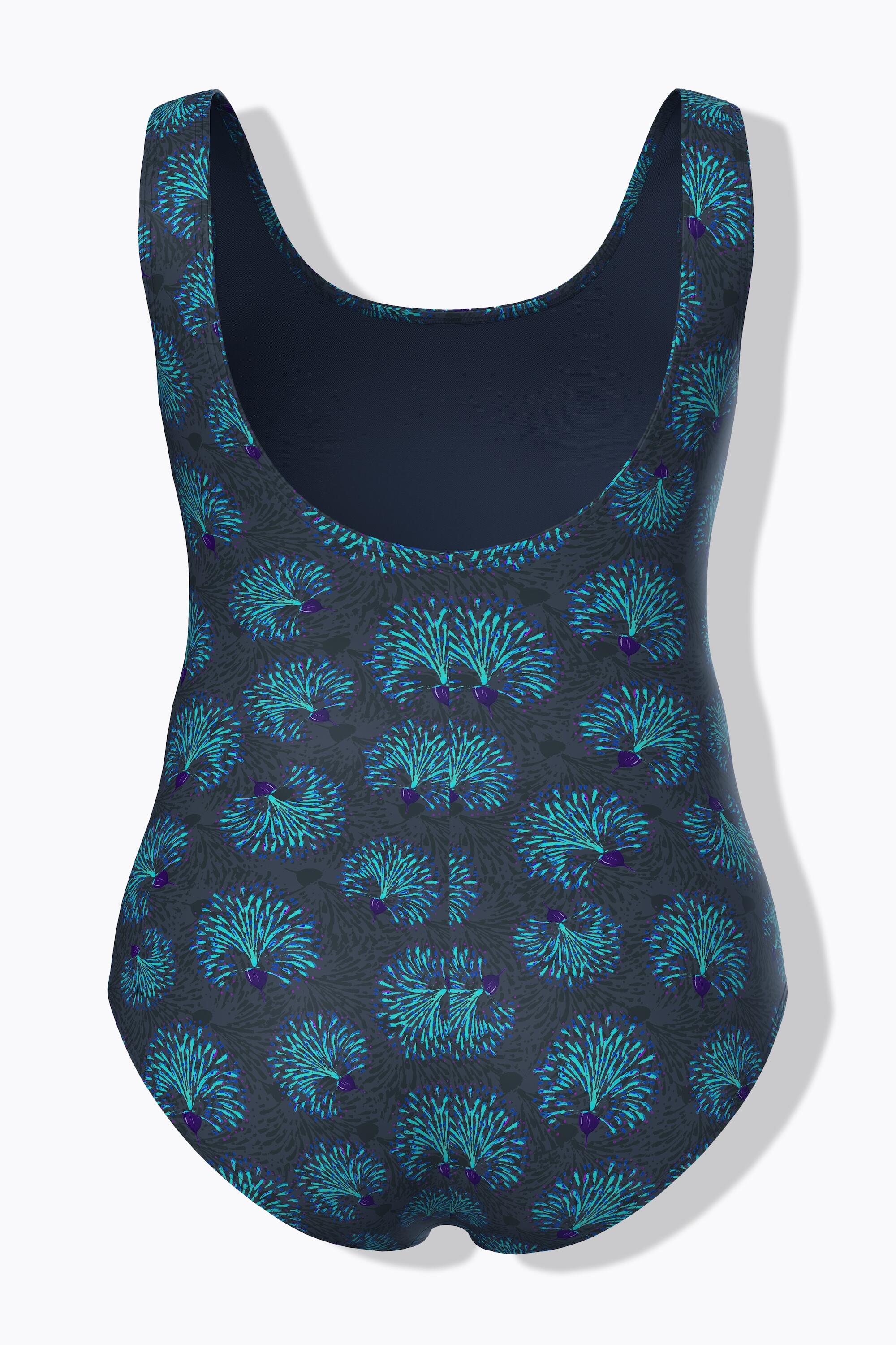 Femme Maillot de bain sans bonnets souples motif floral « feu d'artifice » 7/7