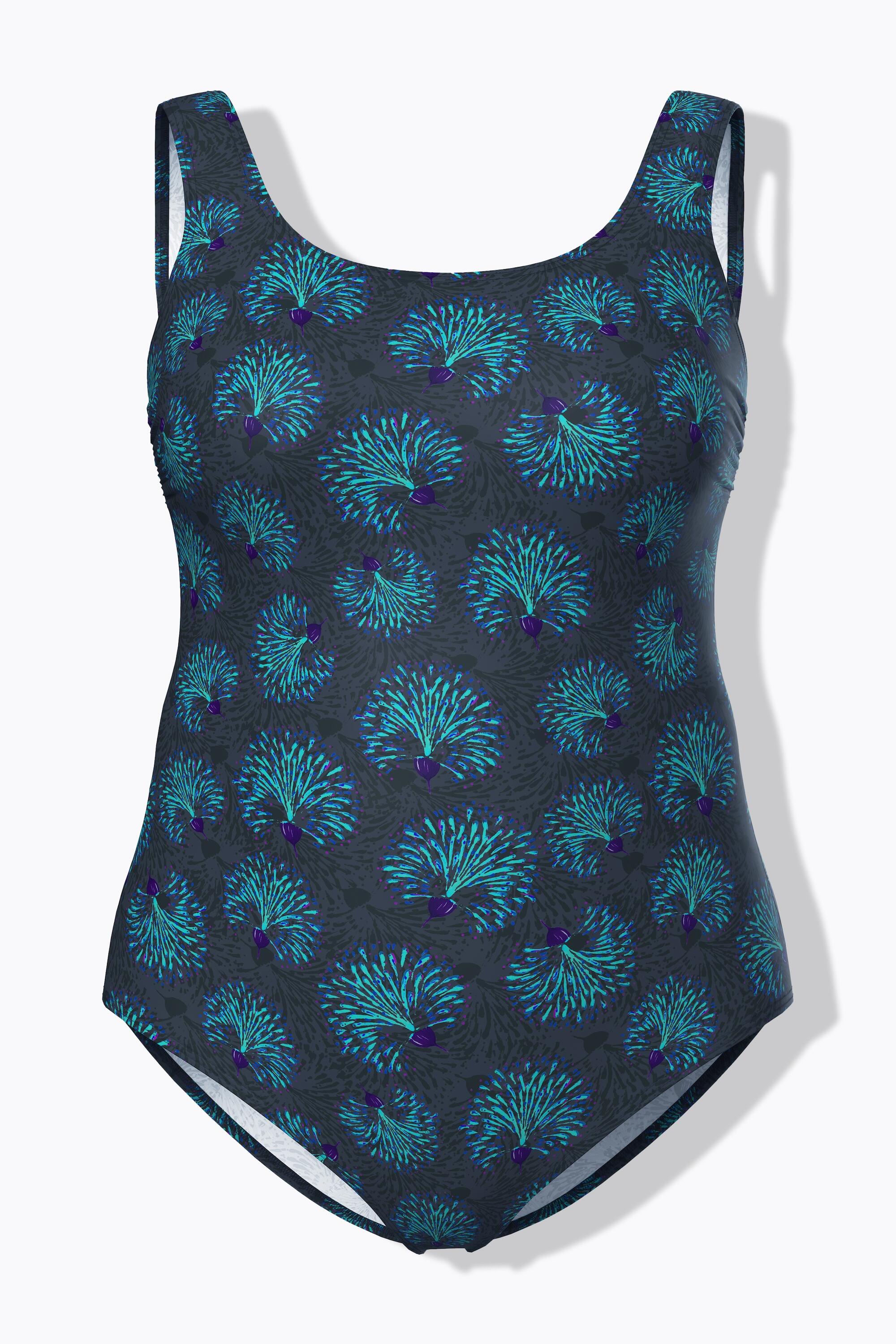 Femme Maillot de bain sans bonnets souples motif floral « feu d'artifice » 6/7