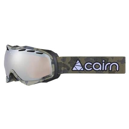 Masque de Ski Kaki Mixte Cairn Alpha Spx3 Mat Camo Army