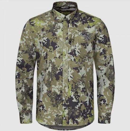 Herren - Outdoor-Funktionshemd - atmungsaktiv, schnelltrocknend - Camouflage