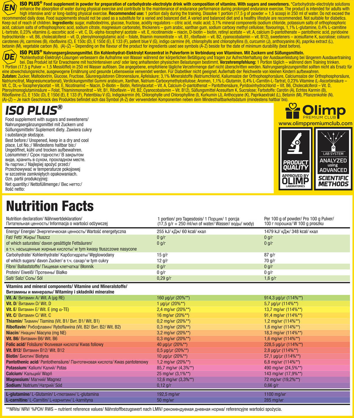 Olimp Iso Plus - 700g 4/4
