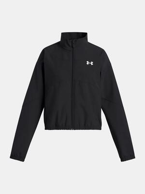 Lány jas under armour ua rival woven jacket-blk
