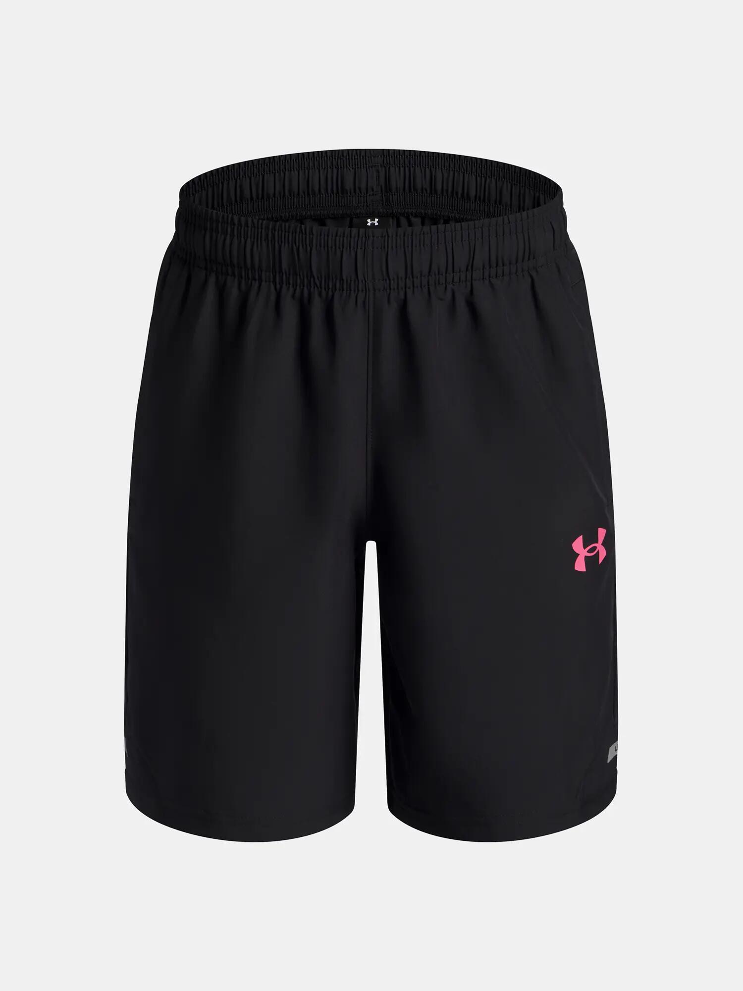 Fiú rövidnadrág Under Armour UA Tech Utility Woven Shorts-BLK 1/2
