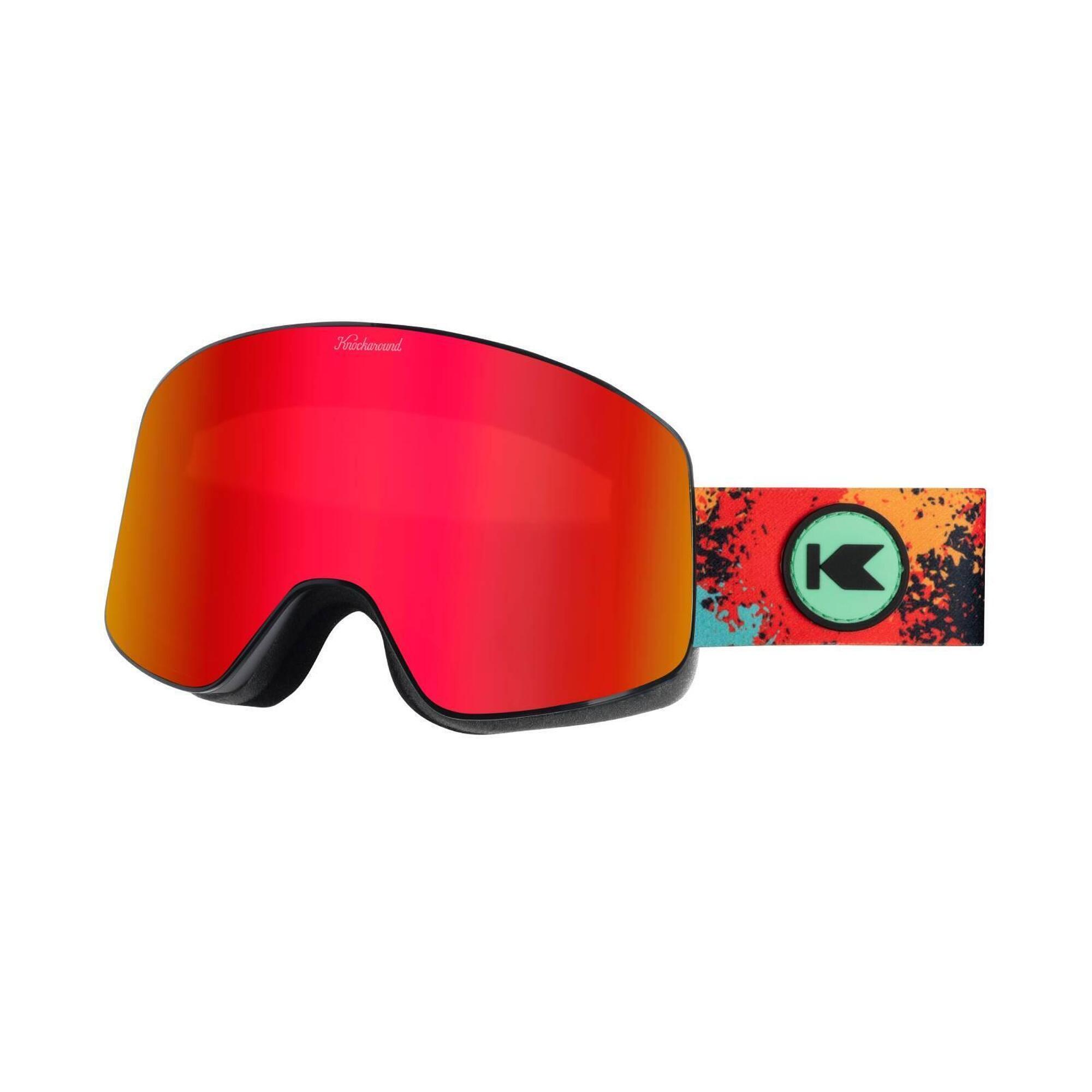 Knockaround - Masque De Ski / Snowboard Adulte Slingshots Hot Tamale - Masque De Ski - Taille Unique - Decathlon