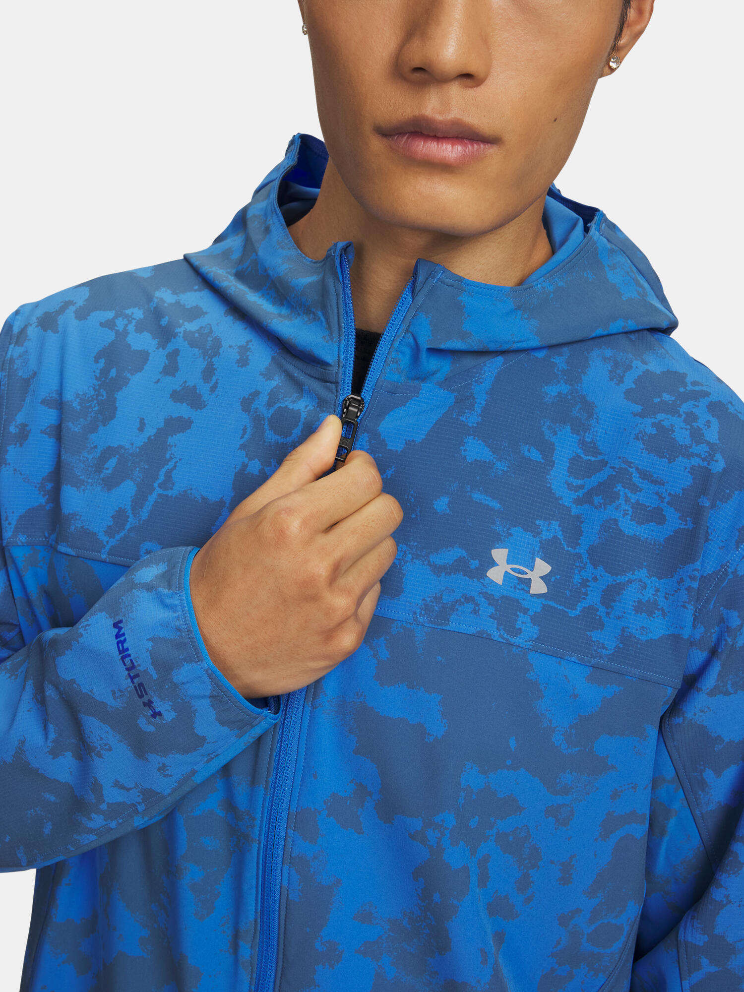 Hoodie Under armour model Velociti Pro Storm voor unisex 3/4