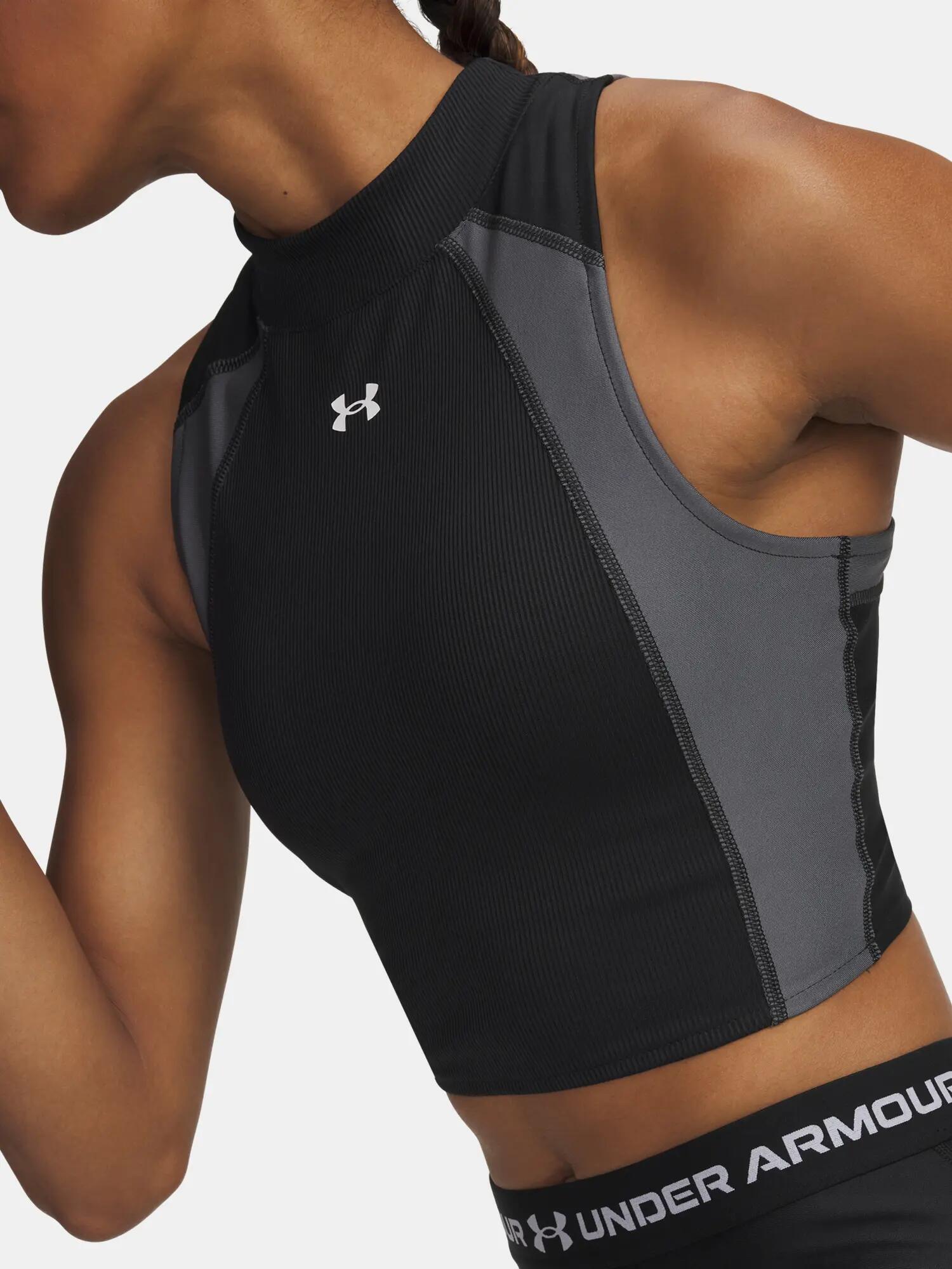 Női trikó Under Armour UA HG Rib Tank-BLK 3/3