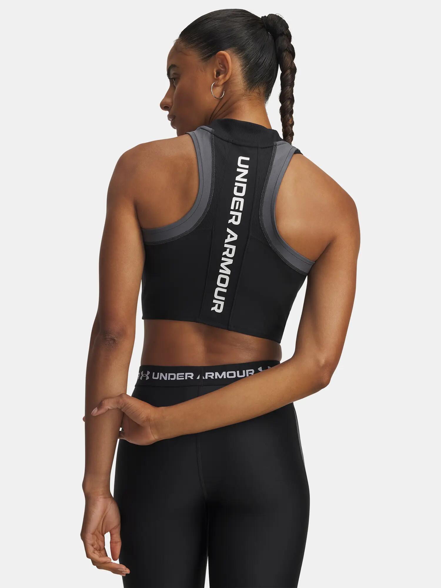 Női trikó Under Armour UA HG Rib Tank-BLK 2/3