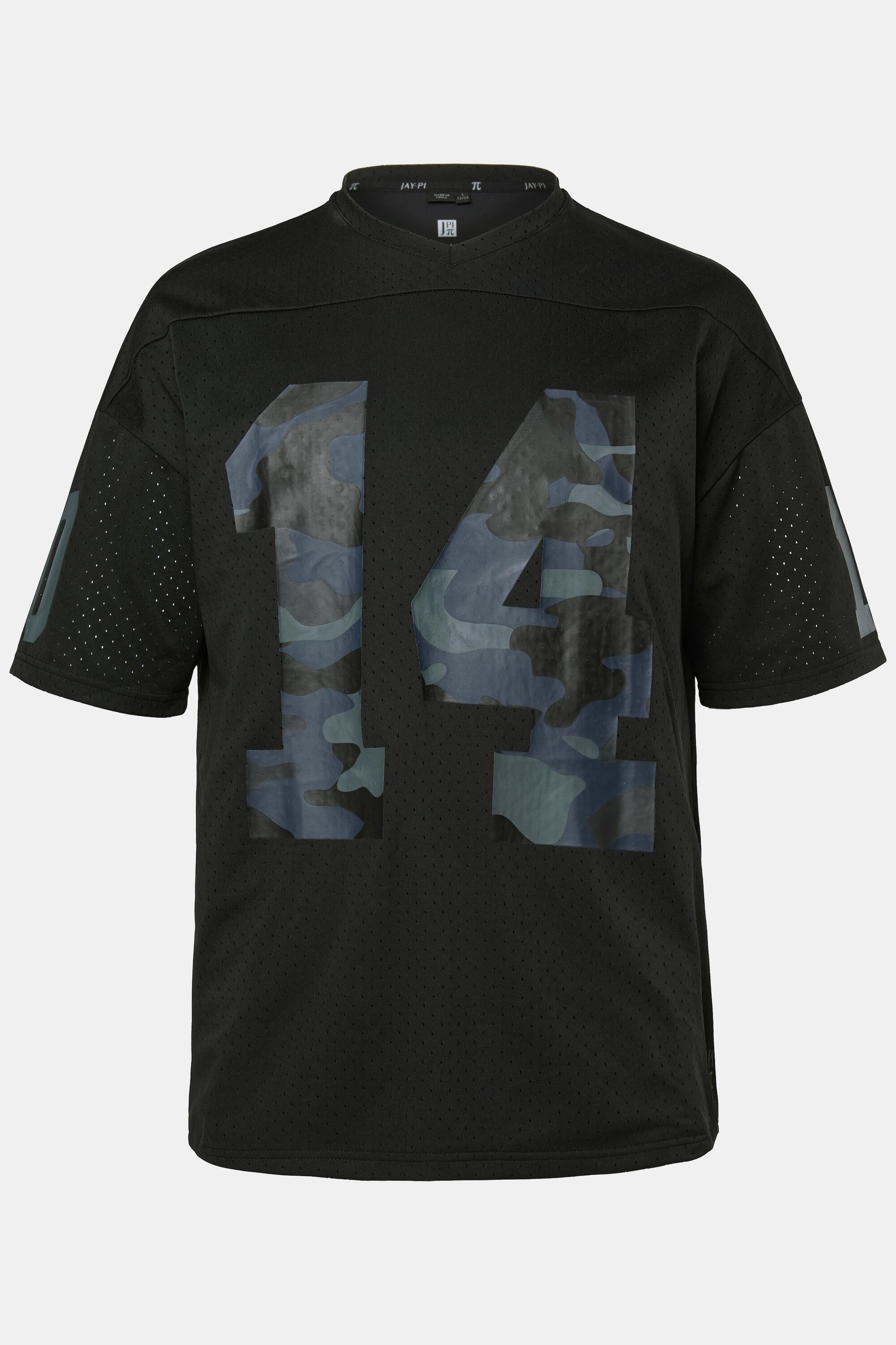 Hommes Maillot en mesh coupe oversize manches courtes et imprimés camouflage 4/6