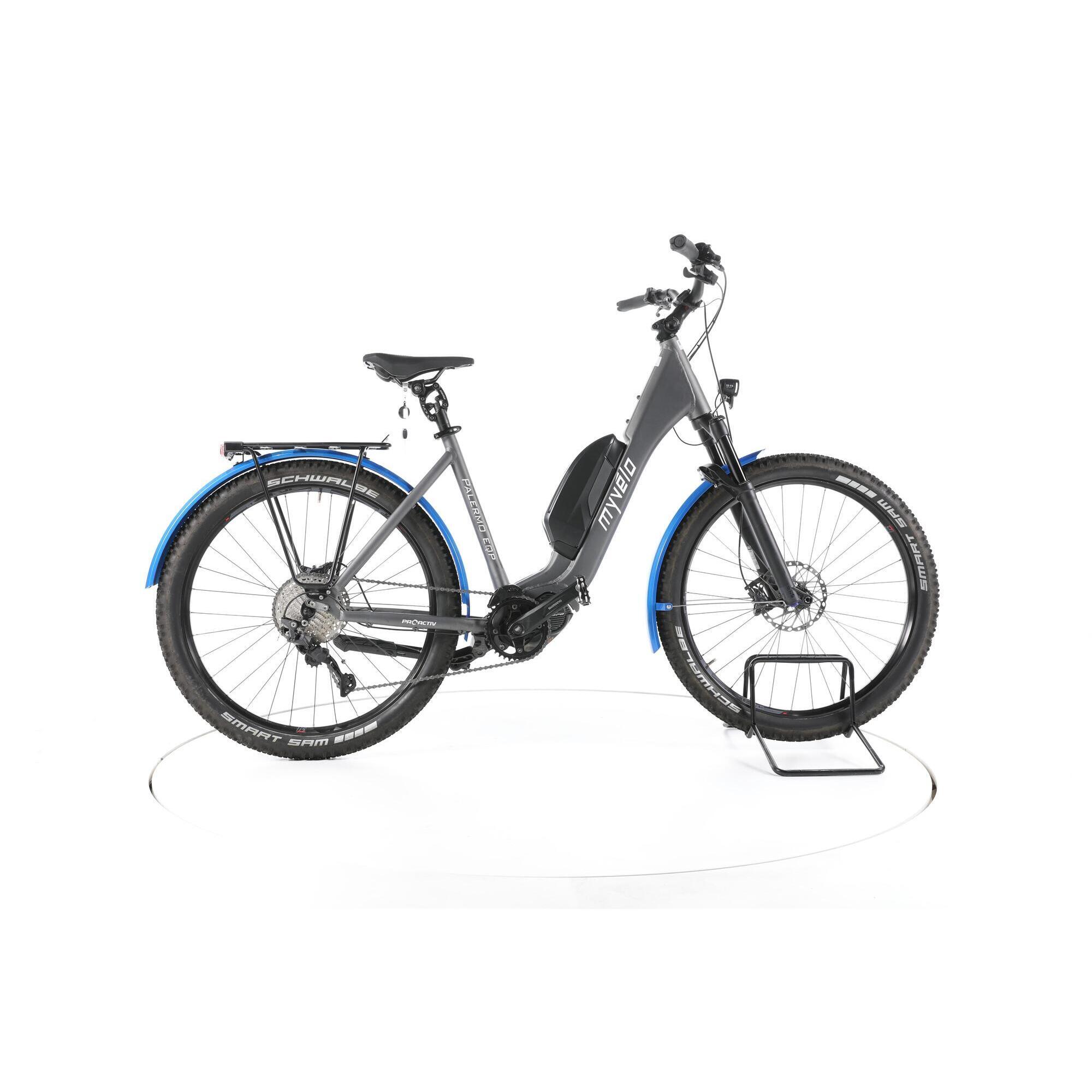 Myvelo - Reconditionné - Myvelo Palermo Eqp Trekking Vélo Entrée Basse - Très Bon - Vélo Tout Chemin - Gris - 50 - Decathlon